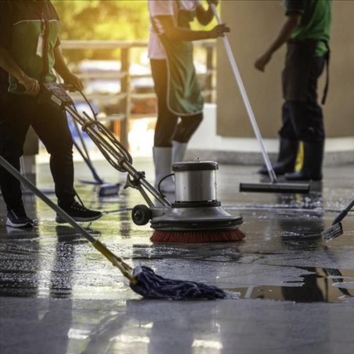Industrial & Commercial Floor Deep Cleaning